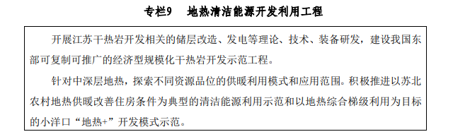 江蘇省礦產(chǎn)資源總體規(guī)劃：推進“地熱+”開發(fā)模式示范-地熱資源開發(fā)利用-地大熱能