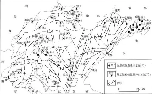 山東省（溫泉）地?zé)豳Y源分布規(guī)律-地?zé)衢_發(fā)利用-地大熱能